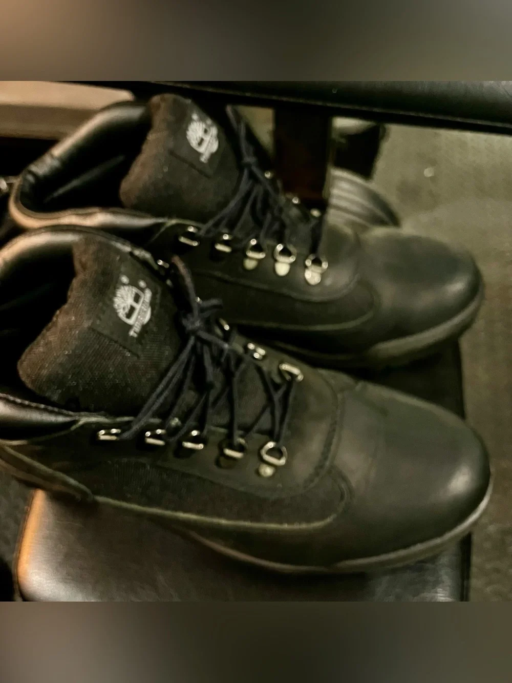 Black Timberlands. Great Condition, size 11.5